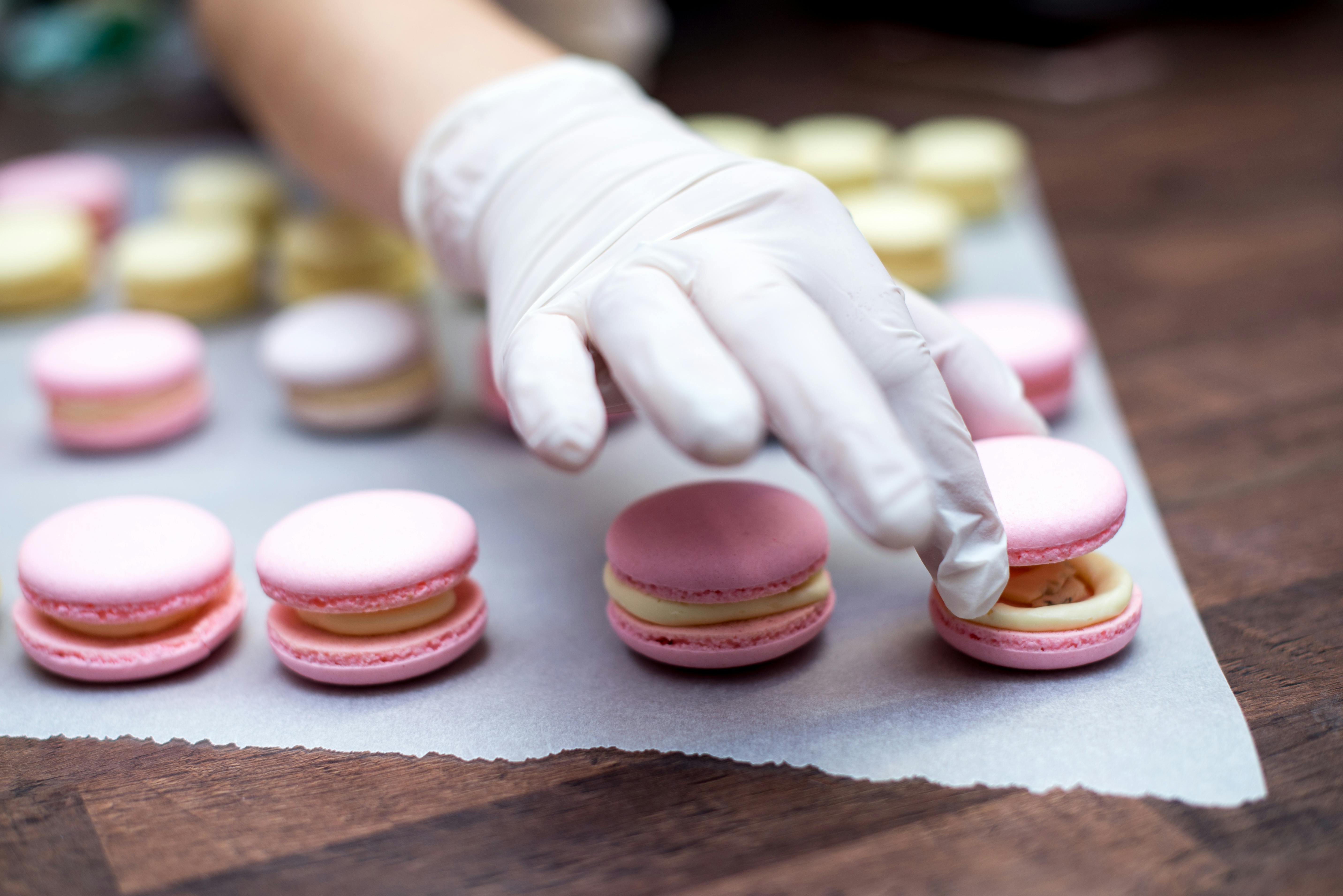 Macaron-bakles met een Parijse chef