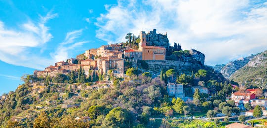 Tour em um mercado italiano, Èze e La Turbie saindo de Nice