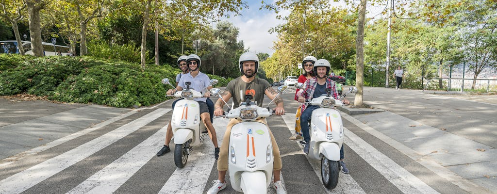 4-hour Barcelona icons and panoramic guided tour by Vespa