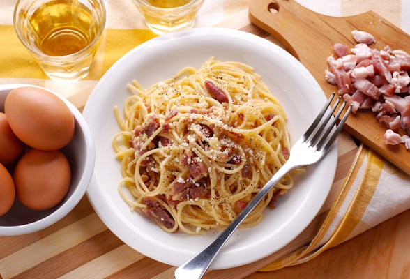 Advanced online masterclass on Carbonara, Amatriciana, Pesto and pasta "al dente"