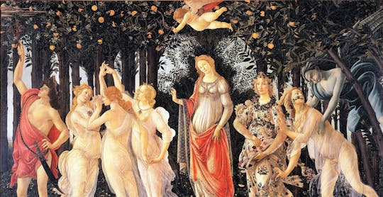 Spring-køen-over kombibilletter til Uffizi-galleriet, Palazzo Pitti og Boboli-haverne