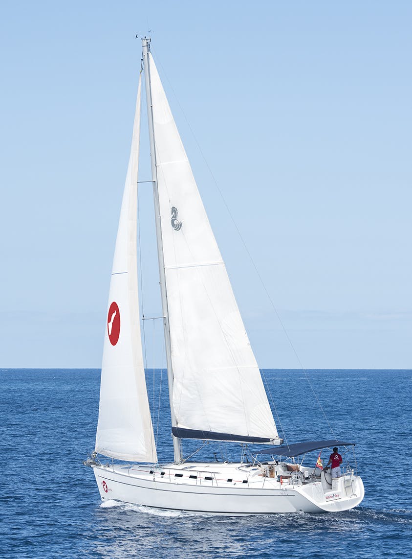Charter sailboat with skipper rental