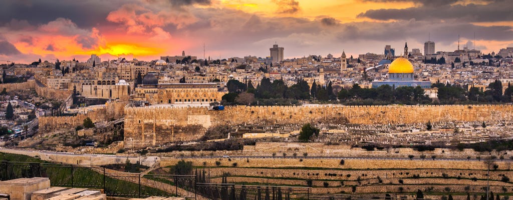 Tour pela parte antiga e nova da cidade de Jerusalem saindo de Tel Aviv