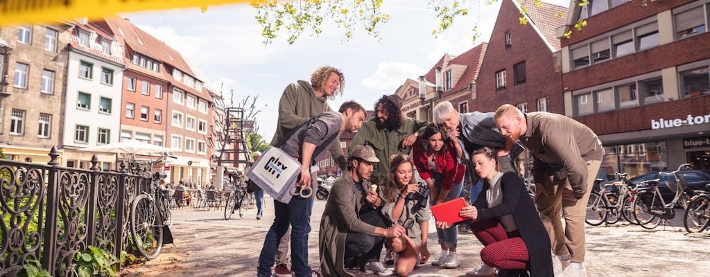 Self-guided crime-scavenger hunt in Hamburg