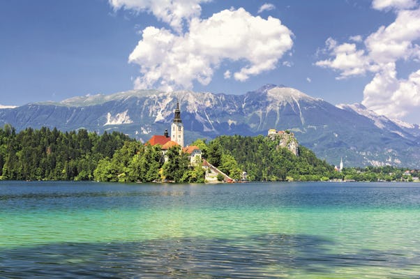 Gita di un giorno in estate al lago di Bled da Rovigno
