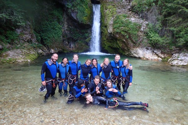 Canyoning experience in Bled