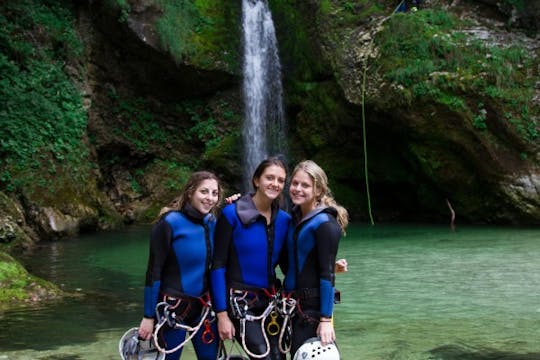 Experiência de canyoning e rafting em Bled