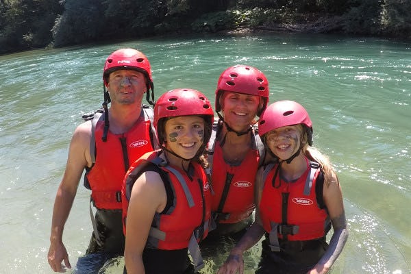 Experiência de rafting em Bled