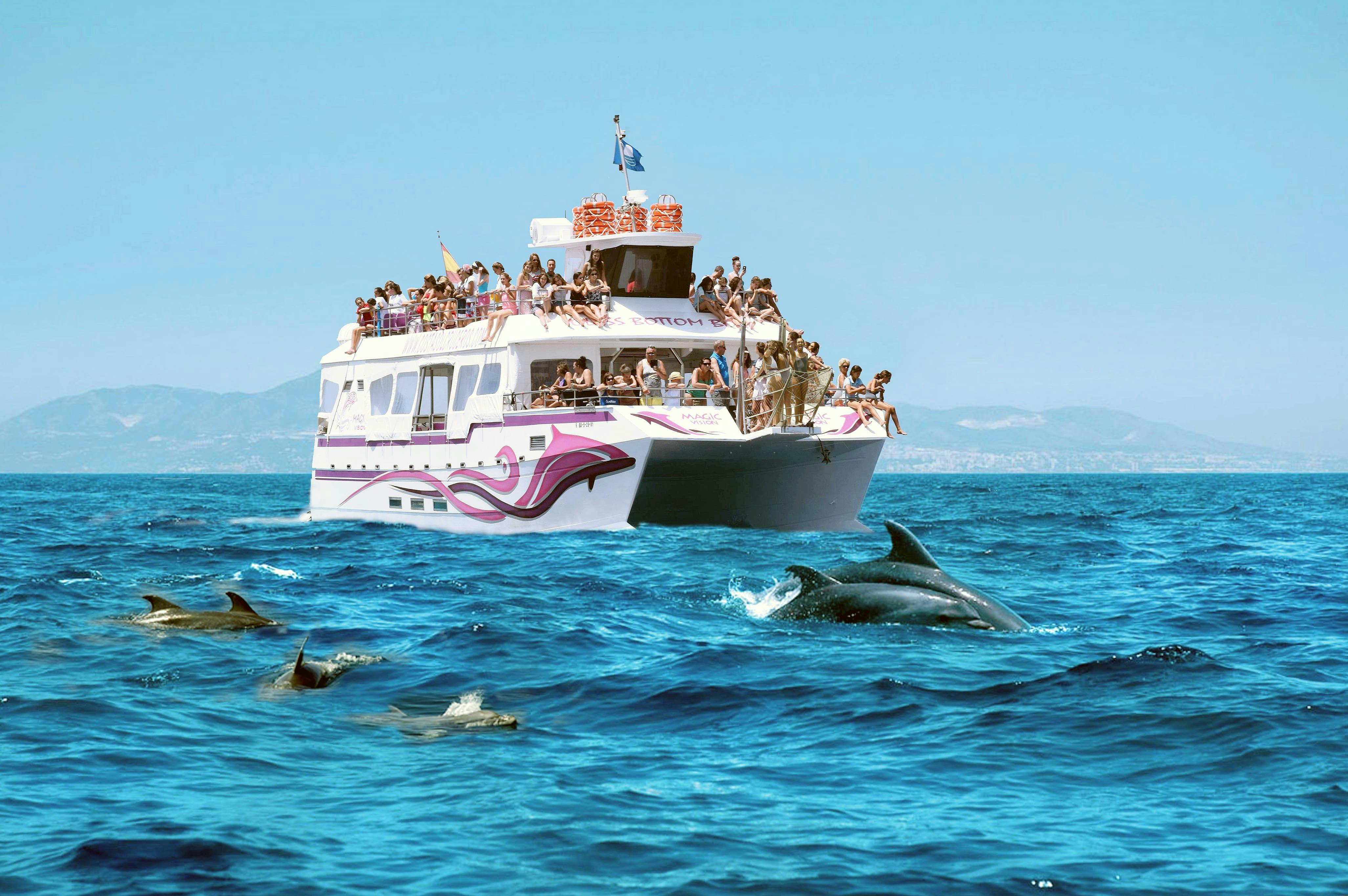 Costasol Cruceros Delphinbeobachtung Bootsfahrt