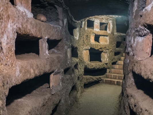 Catacomben van Rome nachttour met kleine groepen