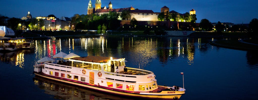Evening cruise on the Vistula in Krakow