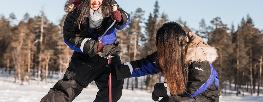 Ice fishing trip