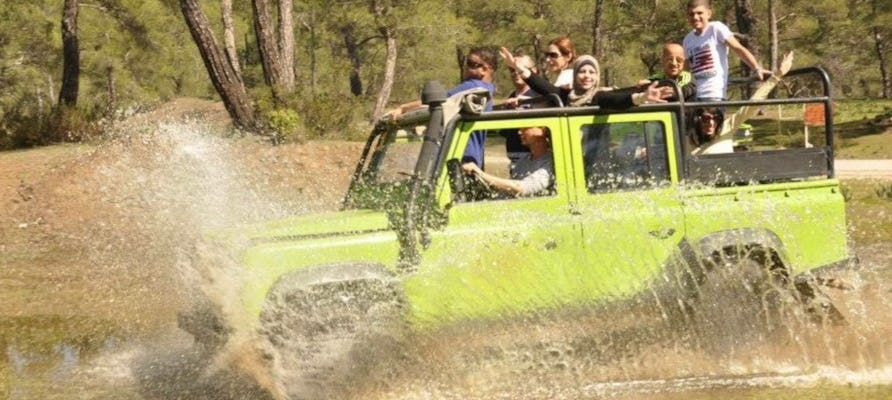 Jeep safari i wycieczka wodospadami Ucansu z Antalyi