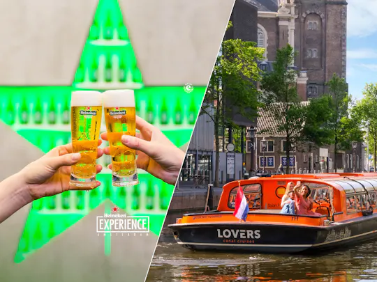 Heineken Experience y crucero de 1 hora por los canales de Ámsterdam