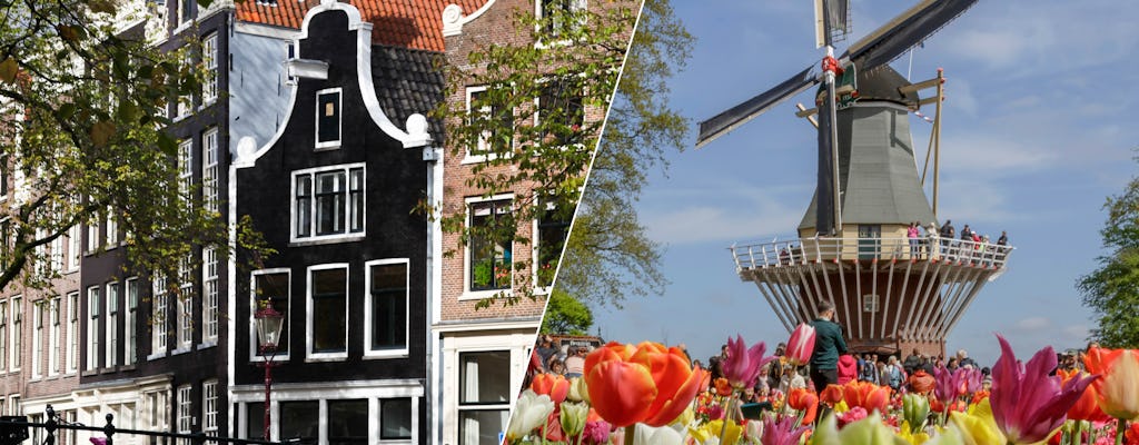 Tour della città di Amsterdam con escursione a Keukenhof