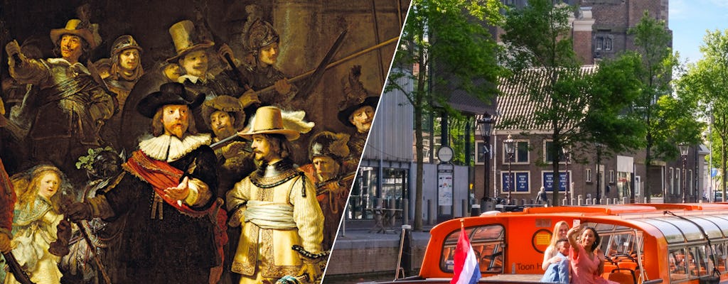 Amsterdam Combo: Rijksmuseum & 1-Hour Canal Cruise