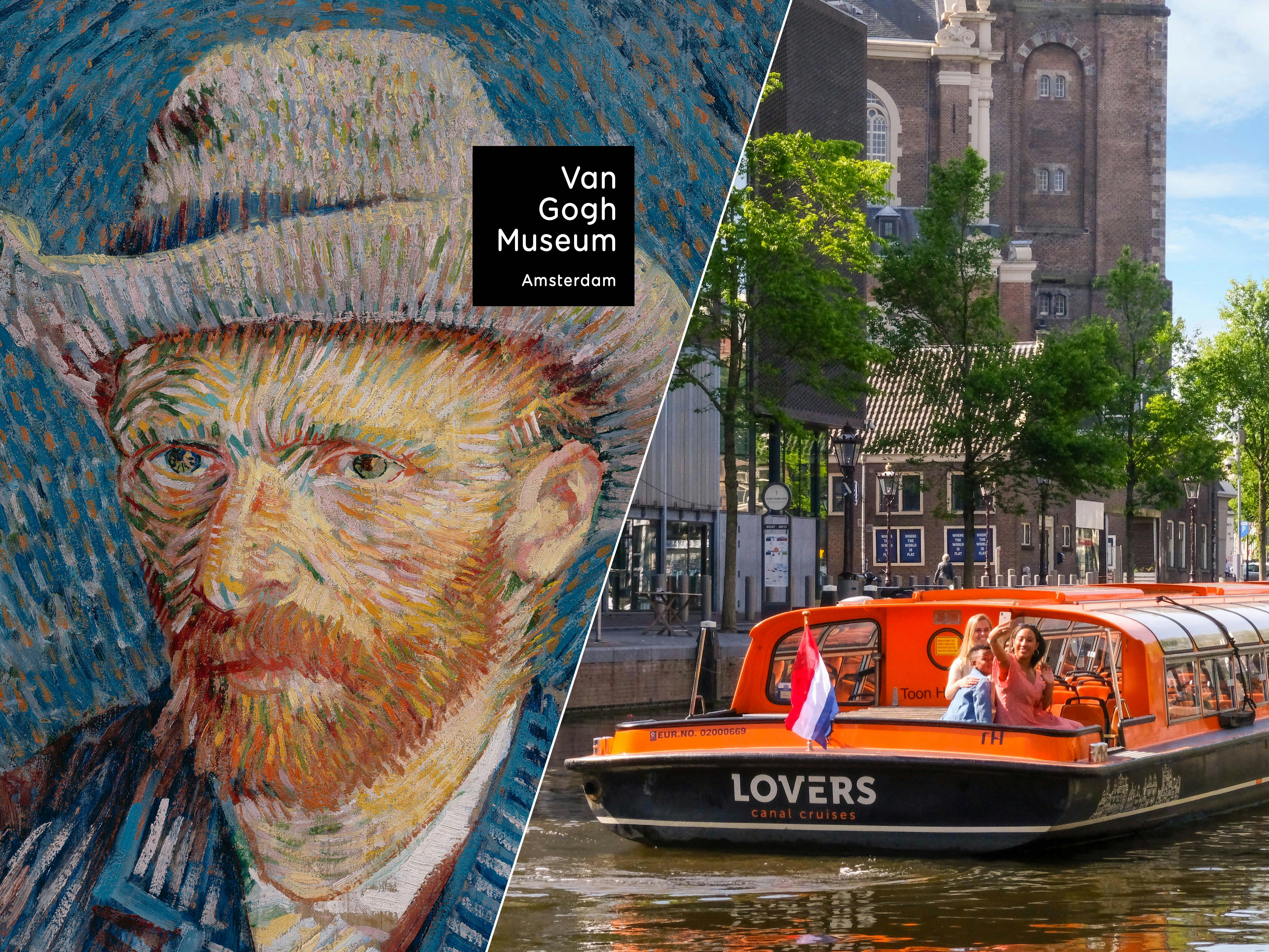 Bevorzugter Eintritt zum Van Gogh Museum und Grachtenfahrt