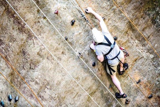 Rock climbing