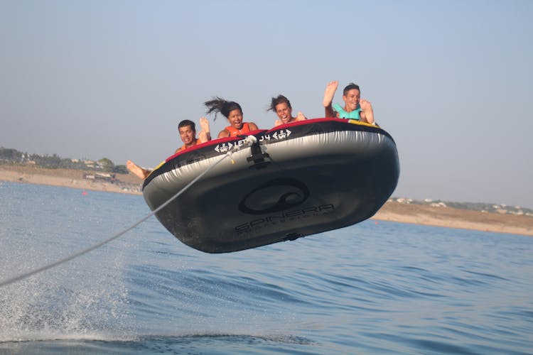 Crazy sofa boat experience in  Armação De Pêra