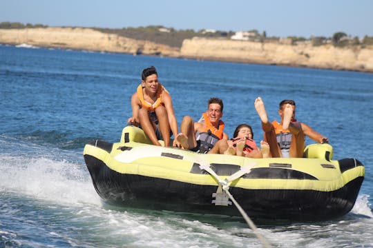 Crazy sofa boat-ervaring in Armação De Pêra