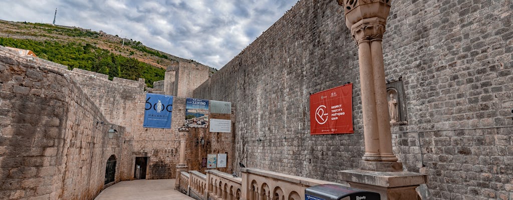 Visite des remparts de la ville de Dubrovnik