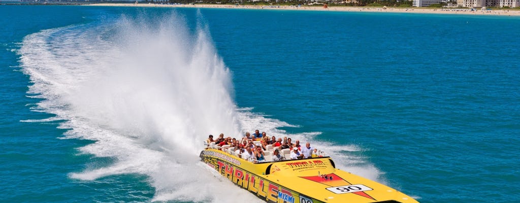 Miami adventure tour by bus & speedboat