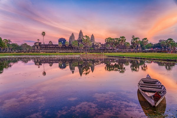 Excursão compartilhada por do sol clássico em Angkor Wat