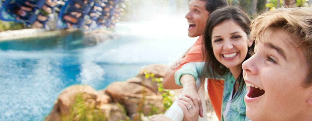Bilet na 2, 3 lub nieograniczoną liczbę wizyt w parkach SeaWorld® Orlando z opcją całodziennego wyżywienia