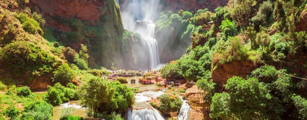 Escursione di un giorno alle cascate di Ouzoud e crociera da Marrakech