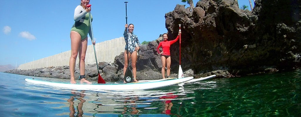 Billet de stand up paddle et plongée en apnée à Lanzarote
