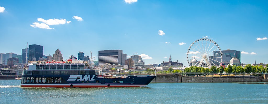 Cruzeiro guiado no rio Saint Lawrence em Montreal