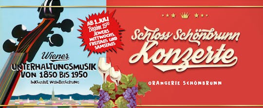 Concertos no Palácio de Schönbrunn com música vienense e vinho