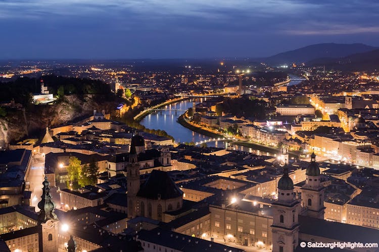 Dinner and Best of Mozart concert at historic fortress in Salzburg