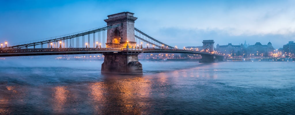 River cruise through Budapest with dinner and show