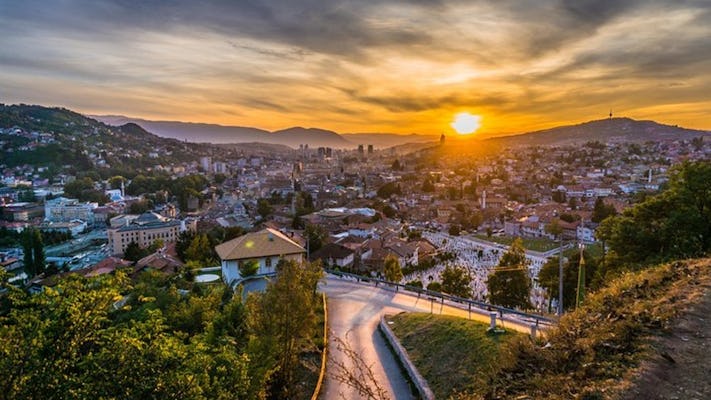 Visite à pied olympique de Sarajevo