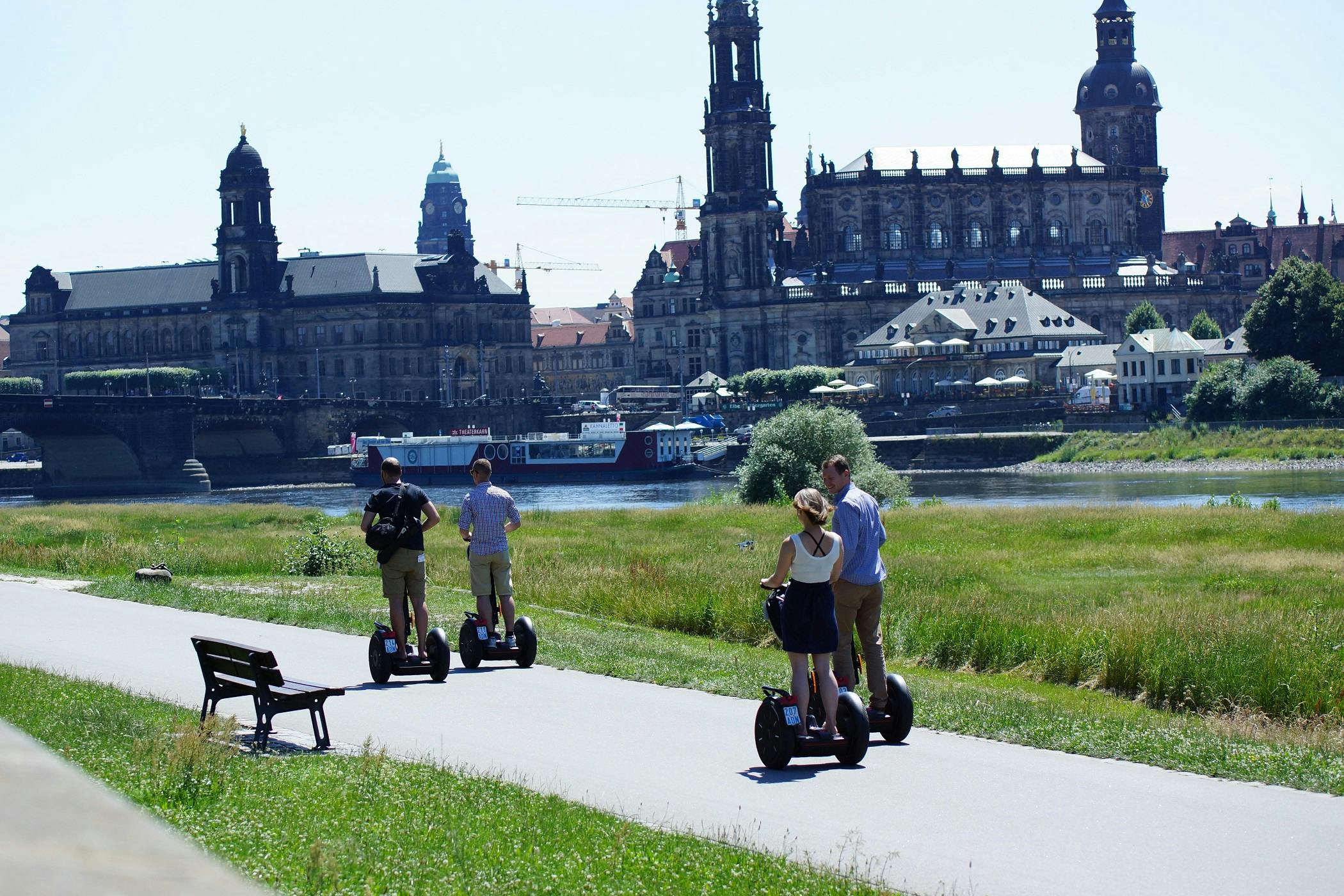 Guided Dresden and Elbe tour by Segway
