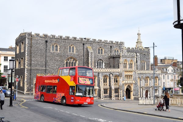 City Sightseeing hop-on hop-off bus tour of Norwich