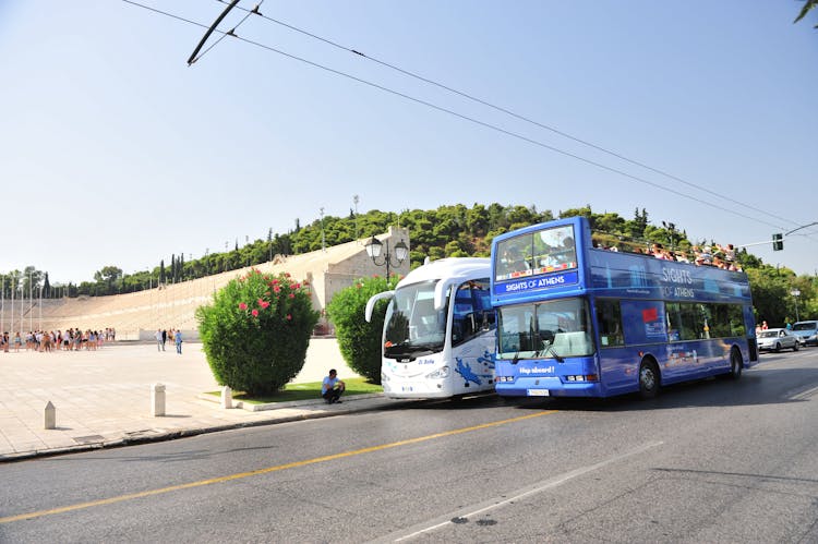 Combo hop-on hop-off bus in Athens, Piraeus and beaches