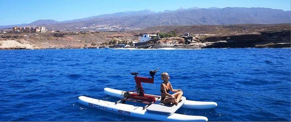 Expérience de vélo aquatique et de plongée en apnée à Tenerife