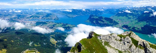 Excursión de invierno de un día al monte Pilatus desde Zúrich