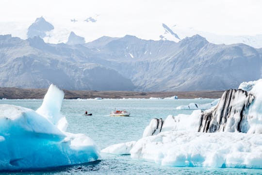 Gletscher Lagune Jökulsárlón Tour mit Bootsfahrt