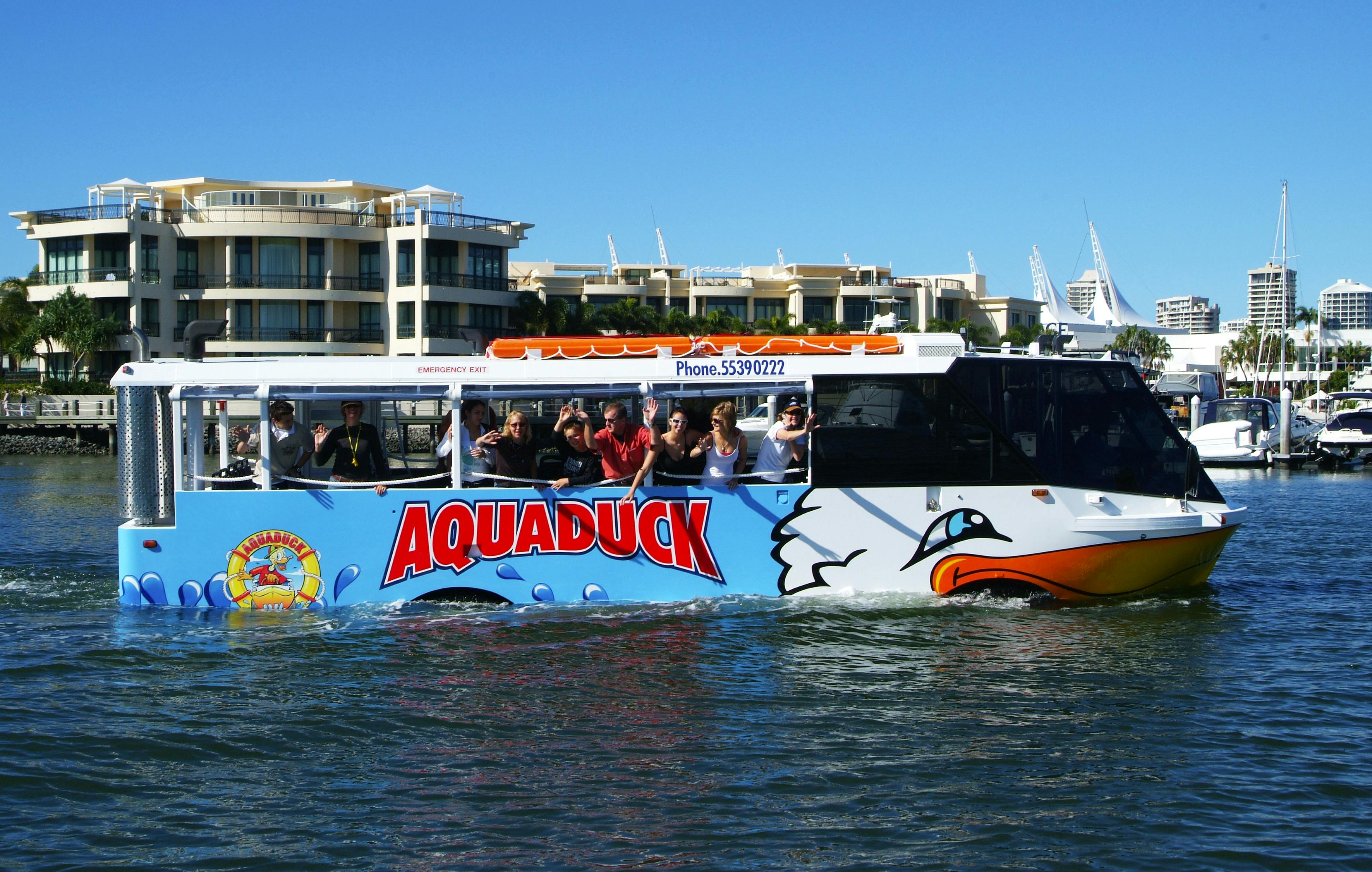 Aquaduck city and river tour