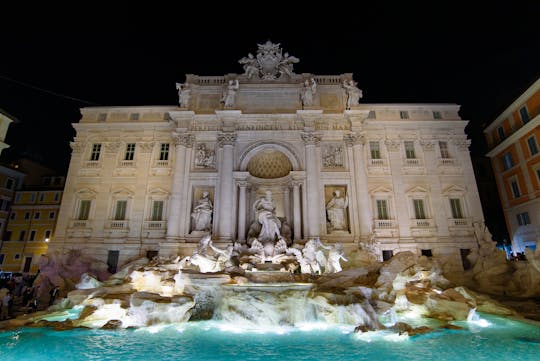 Tour serale a Roma con Piazza di Spagna e Fontana di Trevi