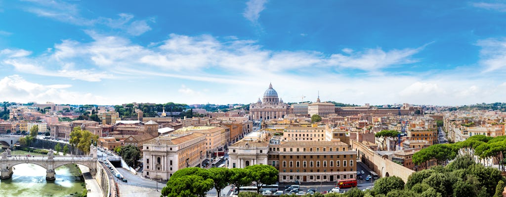Tour guidato dei Musei Vaticani, della Cappella Sistina e della Basilica di San Pietro con autobus hop-on hop-off 24 o 48 ore
