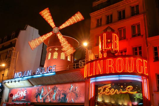 Tickets voor de show in Moulin Rouge