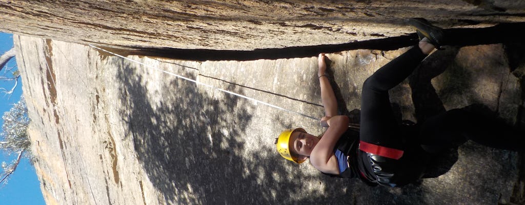 Aventura de escalada en roca de día completo en Blue Mountains