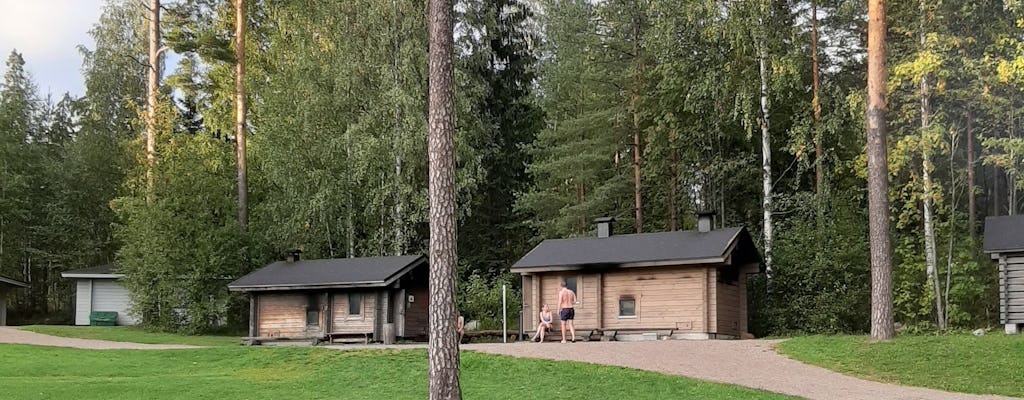 Sauna de fumée finlandais