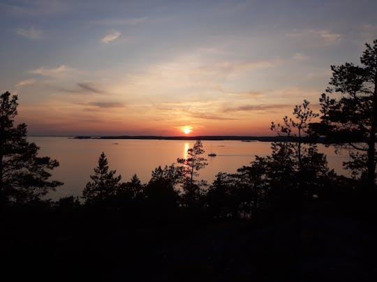 Midnight sun in the archipelago