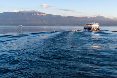 Viaje de ida y vuelta en barco entre Lausana y Evian