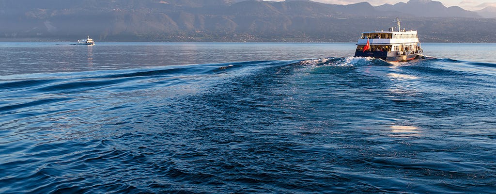 Viagem de barco de ida e volta entre Lausanne e Evian